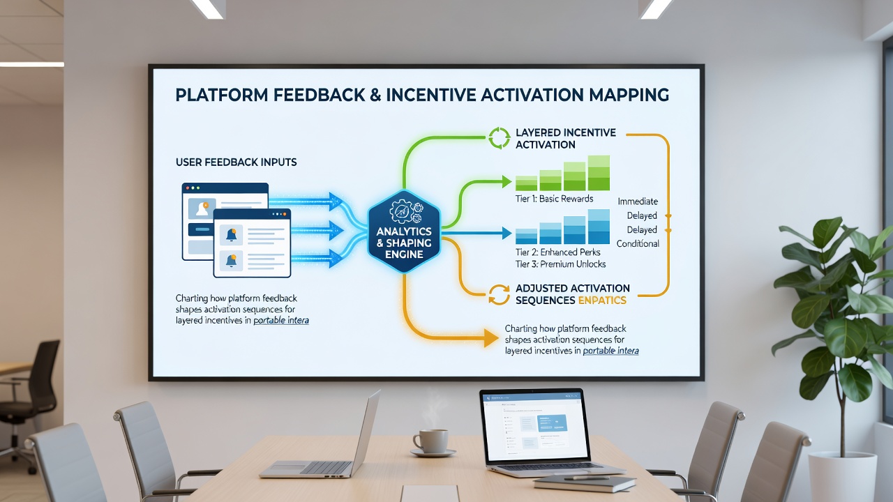 Data visualization of activation sequences adjusted by real-time platform feedback
